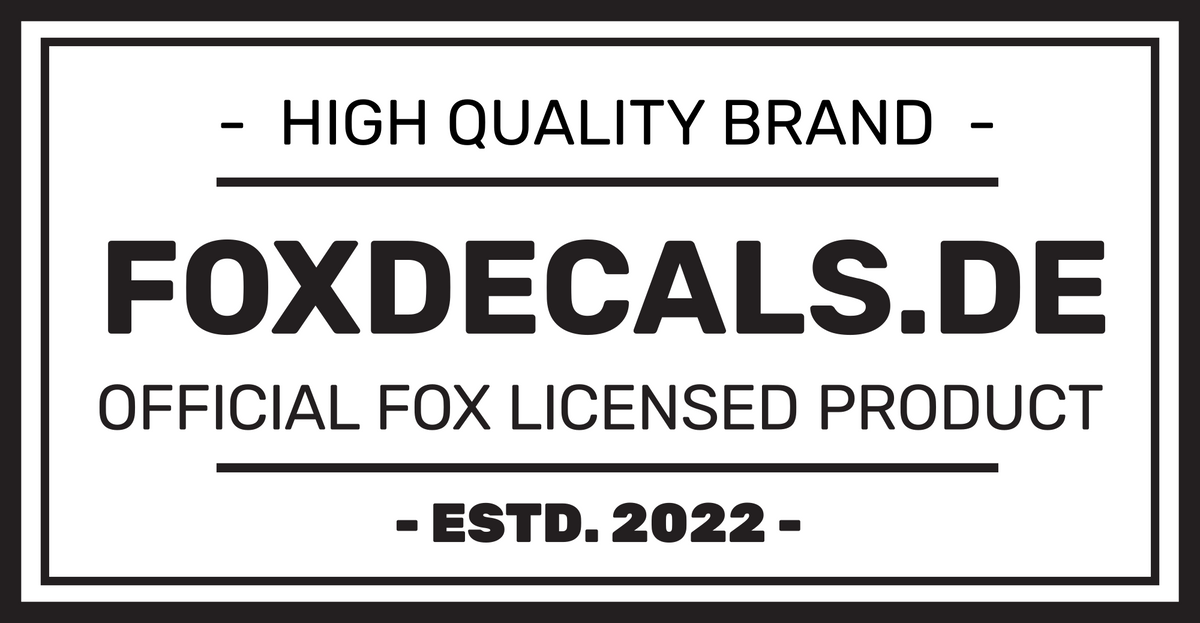FOX CUSTOM Decal Kit - Aufkleber für Federgabel & Dämpfer - grau
