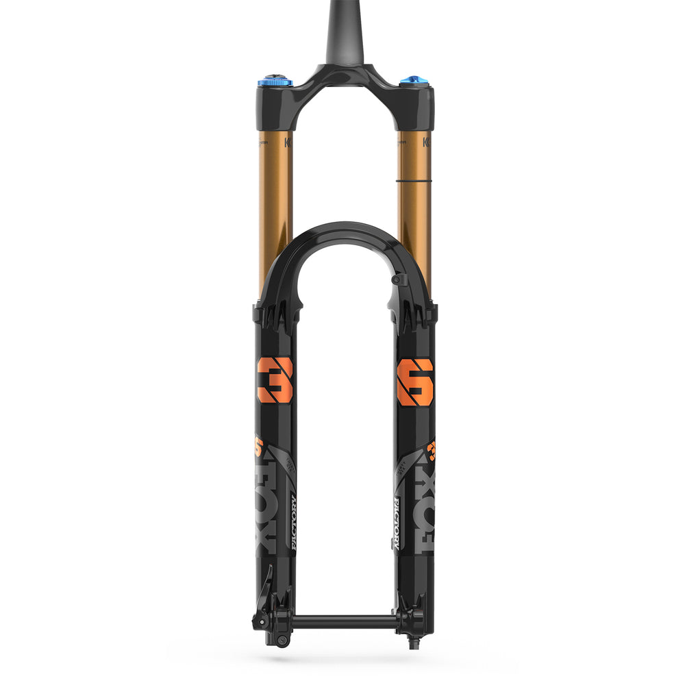 FOX Decal 2021/22 Kit 36 Factory Series Anthrazit/Grey/Orange - black - matt